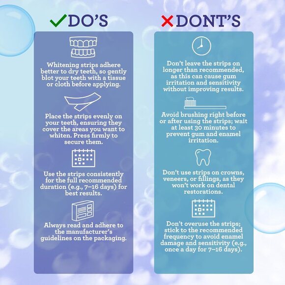 Teeth Whitening Strips - 16-Day Treatment with Non-Slip, Dry Strip Technology - - Picture 7 of 8